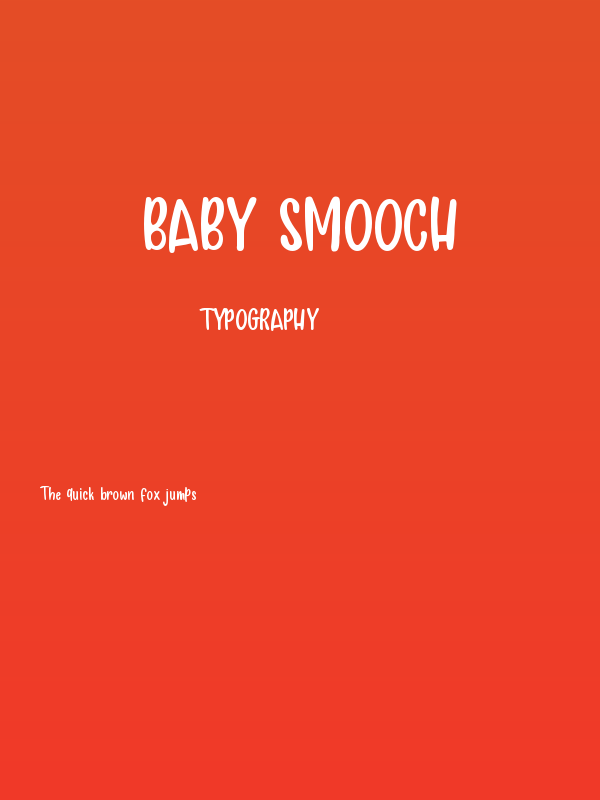 Baby Smooch Poster