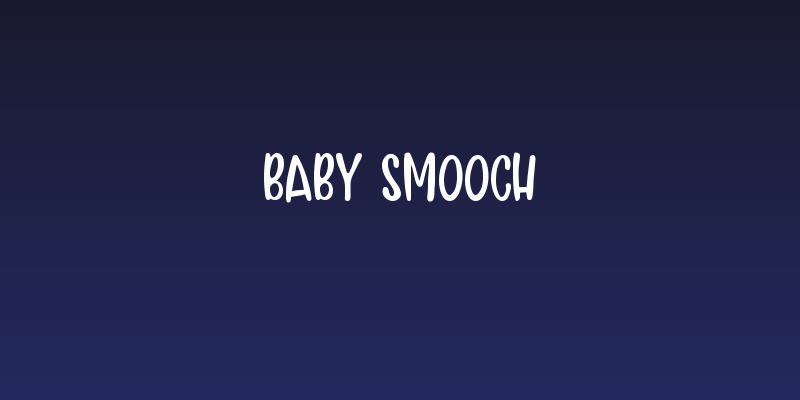 Baby Smooch Social Header