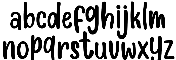Baby Smooch Font LOWERCASE