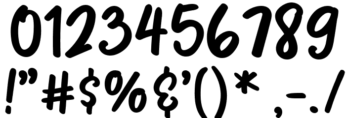 Baby Snail Font OTHER CHARS