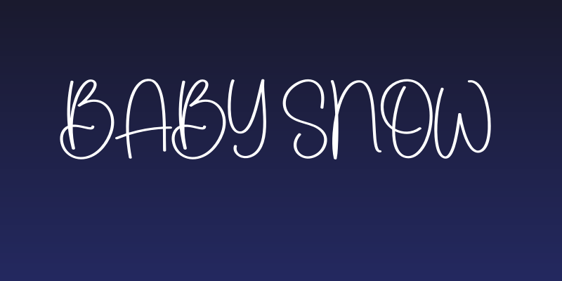 Baby Snow Social Header