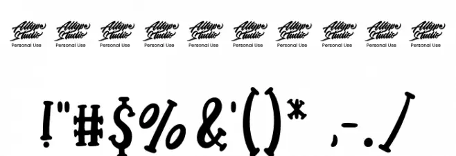 Baby Snowman - Personal Use Font OTHER CHARS