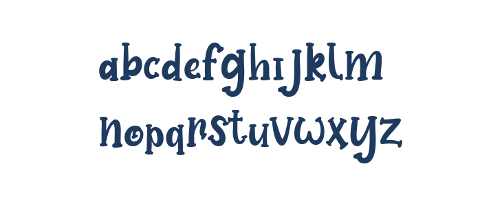 Baby Snowman - Personal Use Lowercase