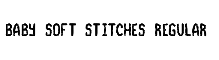 Baby Soft Stitches Regular  フリーフォントのダウンロード