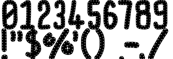 Baby Soft Stitches Regular Font OTHER CHARS