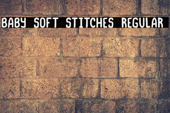 Baby Soft Stitches Regular Font examples