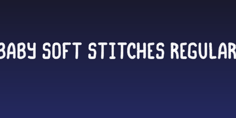 Baby Soft Stitches Regular Social Header