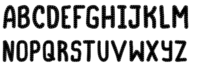 Baby Soft Stitches Regular Font LOWERCASE