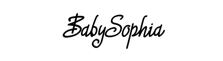 Baby Sophia  Free Fonts Download