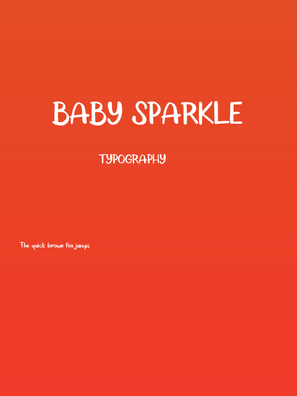 Baby Sparkle Poster