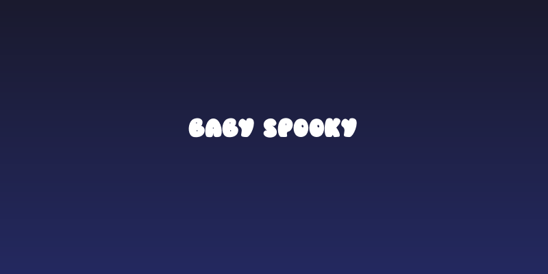 Baby Spooky Social Header