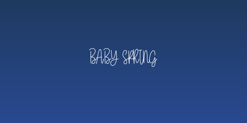Baby Spring Social Header
