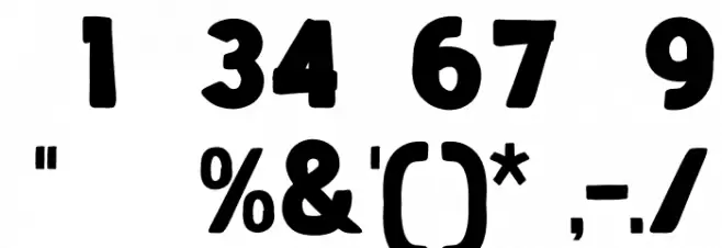 Baby Stingrays Font OTHER CHARS