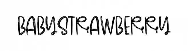 Baby Strawberry  フリーフォントのダウンロード