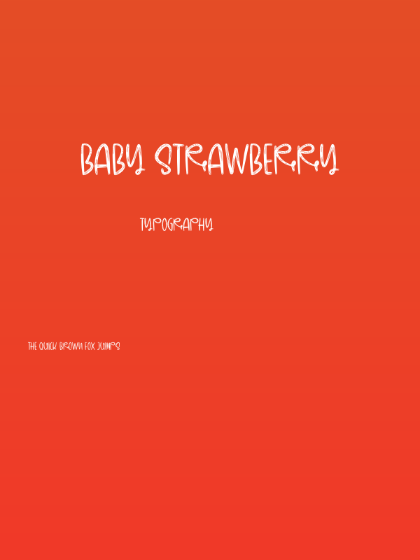 Baby Strawberry Poster
