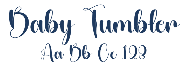 Baby Tumbler Font Preview