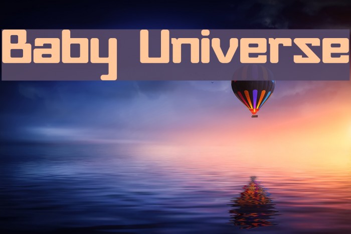 Baby Universe Font examples