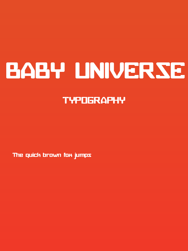 Baby Universe Poster