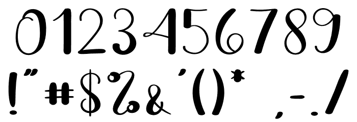 Baby Vintage Font OTHER CHARS