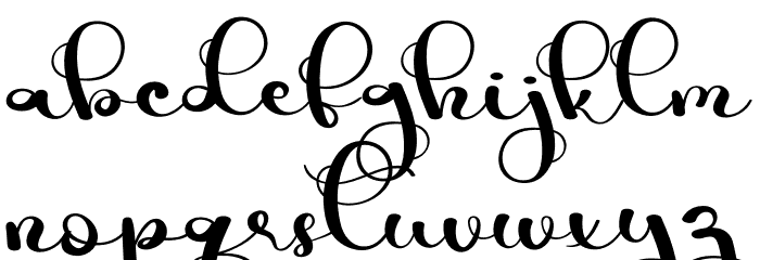 Baby Vintage Font LOWERCASE