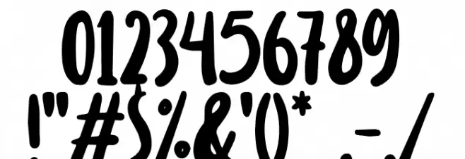 Baby Wildy Font OTHER CHARS