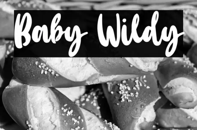 Baby Wildy Font examples