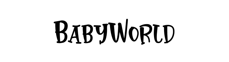 Baby World  Free Fonts Download