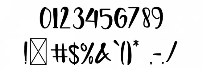 Baby World Font OTHER CHARS