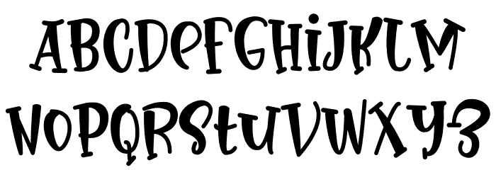 Baby World Font LOWERCASE