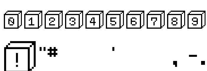 Baby blocks Font OTHER CHARS