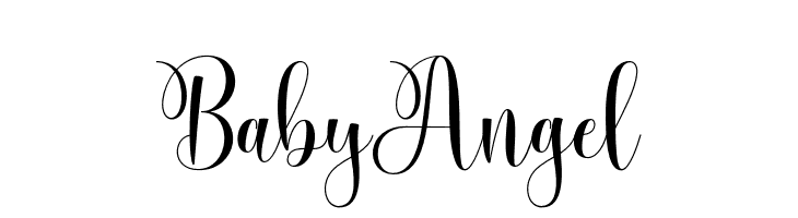 BabyAngel  Frei Schriftart Herunterladen