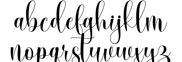 BabyAngel Font LOWERCASE