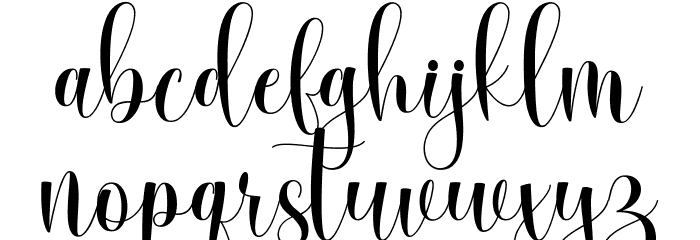 BabyAngel Font LOWERCASE