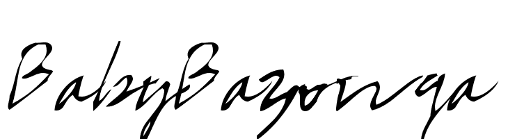 BabyBazonga Font