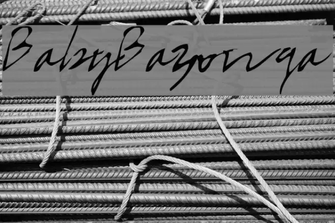 BabyBazonga Font examples