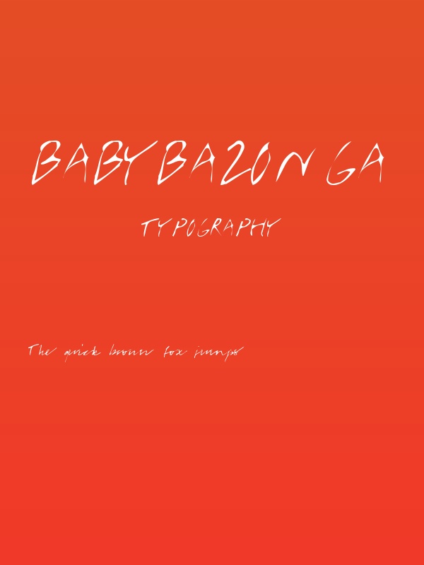 BabyBazonga Poster