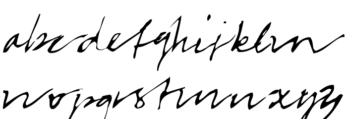 BabyBazonga Font LOWERCASE