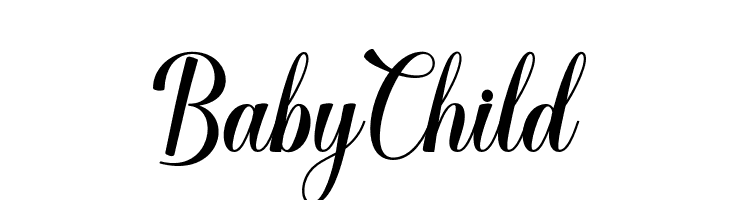 BabyChild  Frei Schriftart Herunterladen