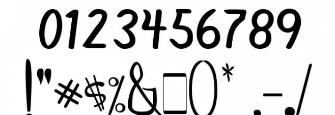 BabyDoll-Regular Font OTHER CHARS