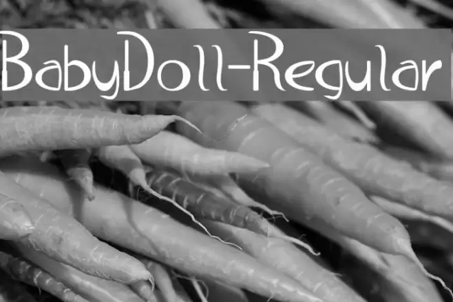 BabyDoll-Regular Font examples