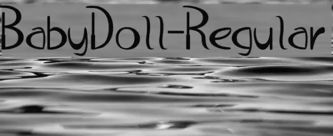 BabyDoll-Regular Font examples