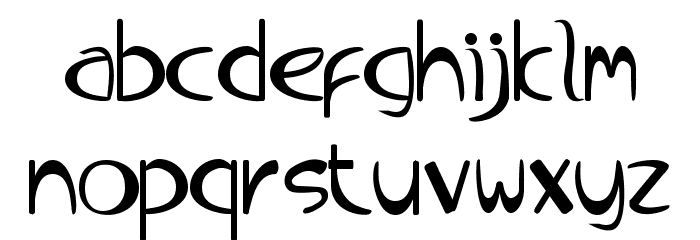BabyDoll-Regular Font LOWERCASE