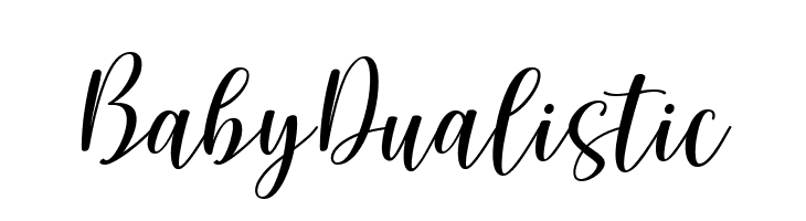 BabyDualistic  Fuentes Gratis Descargar