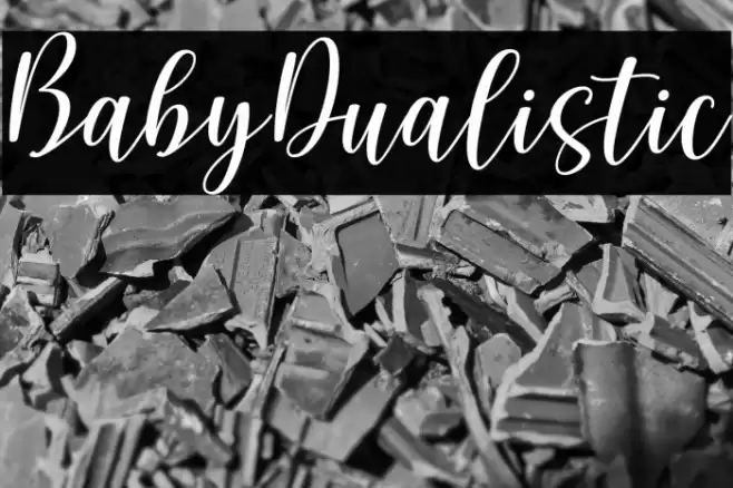 BabyDualistic Font examples