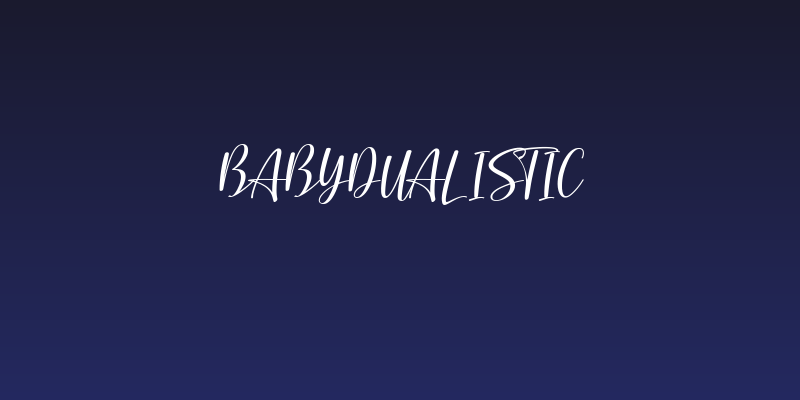 BabyDualistic Social Header
