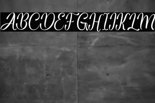 BabyGarland Font examples