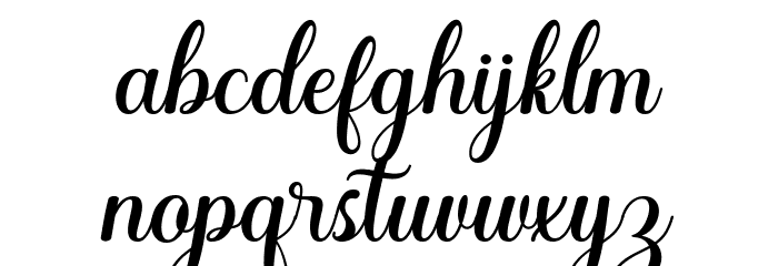 BabyGarland Font LOWERCASE