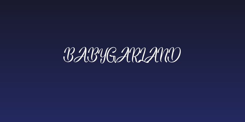 BabyGarland Social Header