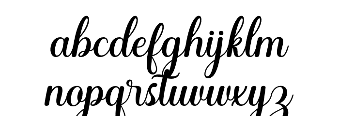 BabyGarland Font LOWERCASE