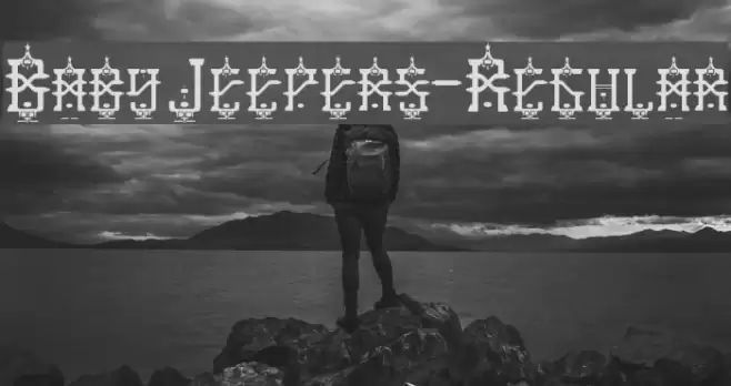 BabyJeepers-Regular Font examples